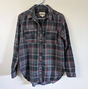 Treasure & Bond Boyfriend Flannel Size XS